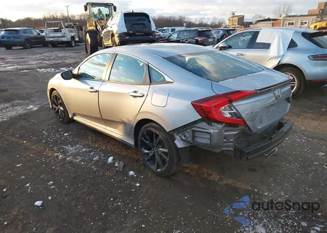 2020 Honda Civic Sport z USA, uszkodzony, nr VIN 19XFC2F80LE213777